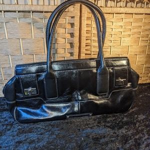 Gently Used Anne Klein Black Leather Purse